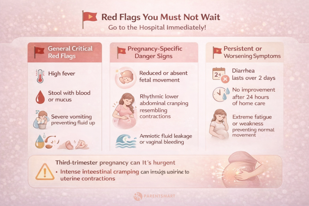 ท้องเสียแบบไหนที่แม่ "รอไม่ได้"? 11 สัญญาณเตือนที่ต้องไปโรงพยาบาลด่วน!